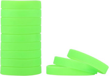 12Pcs Silicone Wristband