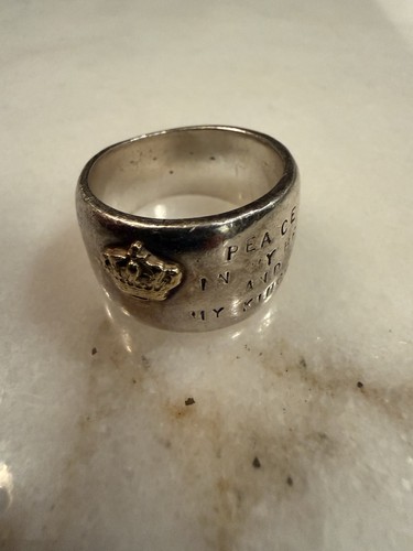 Chunky silver ring 18k - ring, gold