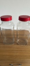 1960s Vintage Glass Sweet Jars