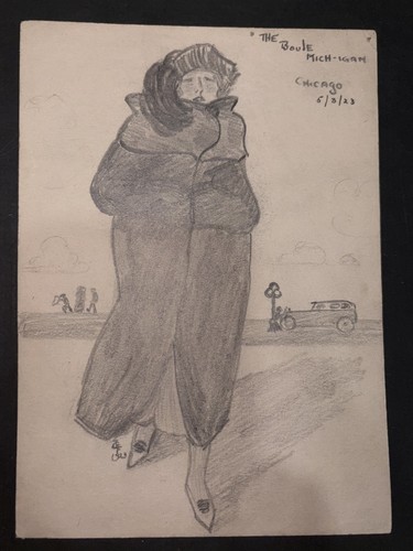 Chicago art deco drawing - chicago,