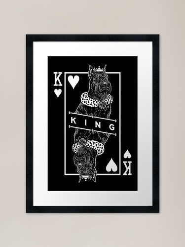 Giant schnauzer king hearts - giant,
