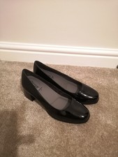 Hotter Black Patent Size 8