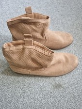 Tan Ankle Boots Tu Size 4