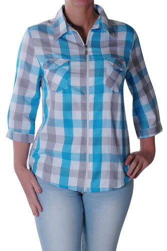 Womens checkered casual plus - womens,