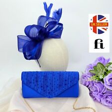 Royal Blue Fascinator &