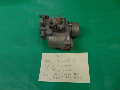 Solex carburettor reliant - solex, 3