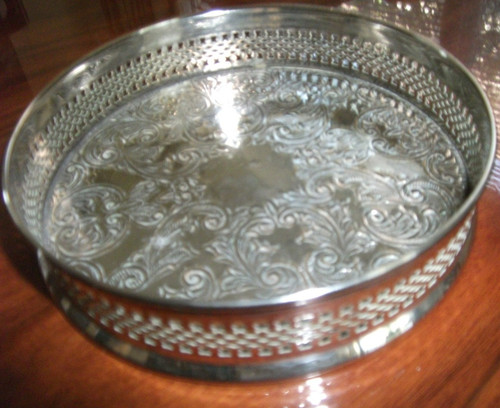 Silver plated wine - plated, bottle