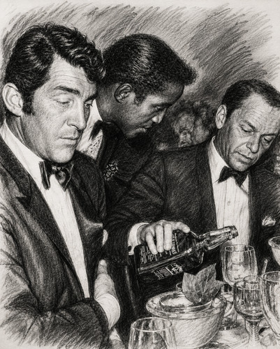 Rat pack sinatra martin - rat, davis