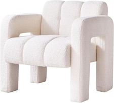 Tufted Double Arm Accent Chair