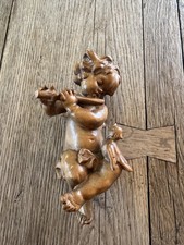 ANTIQUE WOOD CARVED