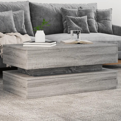 Coffee table with rgb led - with,