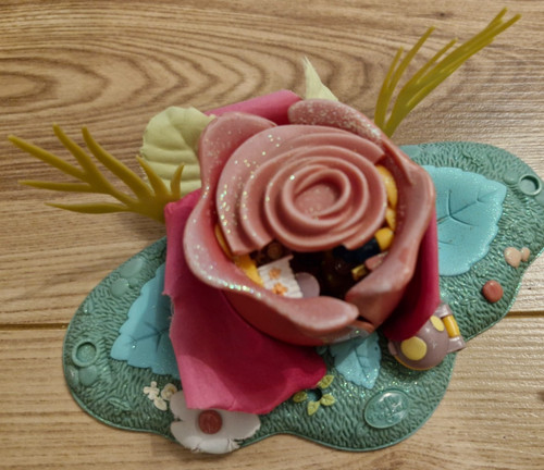 Rare vintage polly pocket rose - vintage,