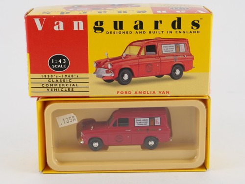 Vanguards ford anglia van - vanguards, 1/43