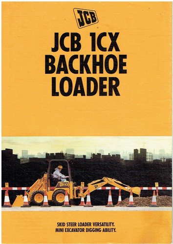 Jcb 1cx series backhoe loader - jcb,