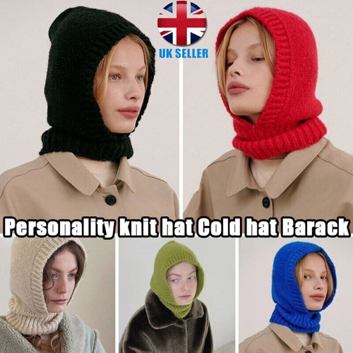 Knitted hat beanie cap - knitted,