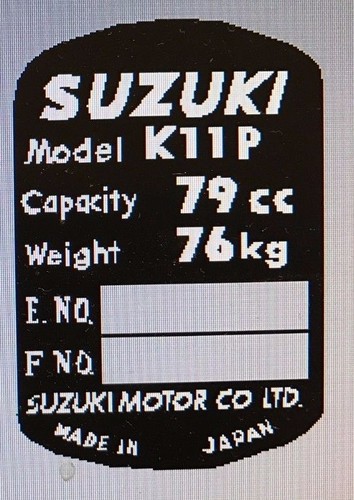 Suzuki k11p headstock frame - k11p,