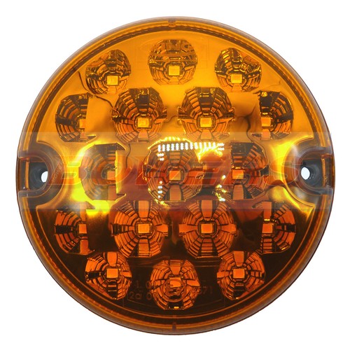95mm amber led round - 95mm,