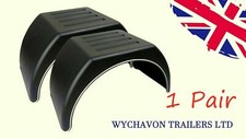 FORD TRANSIT Rear Twin Wheel Mudguards Recovery Truck LUTON 3.5t 14" 15"16" PAIR
