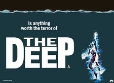 THE DEEP 1977 UK quad poster