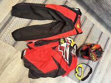 fly racing motocross kit Downhill Mountain Bike Helmet 100% Goggles