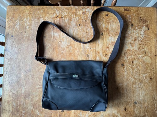 Lacoste pvc black shoulder - black,