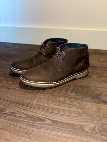 Men brown suede chukka - men's,