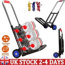149LB Heavy Duty Folding Lightweight Hand Sack Trolley Cart Wheel Truck Barrow 