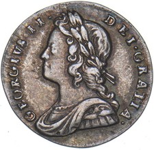 1729 Maundy Twopence - George