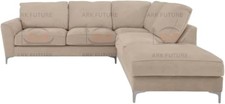 Ark Future Sovereign Classic Back Fabric Corner Sofa, Comfortable L-Shaped Couch