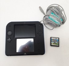 Nintendo 2DS Games Console Bundle Model No WAP-002 Black Blue Inc Super Mario 