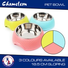 Pet Bowl  Puppy, Dog, Cat, with Stainless Steel Inner Bowl Premium love heart