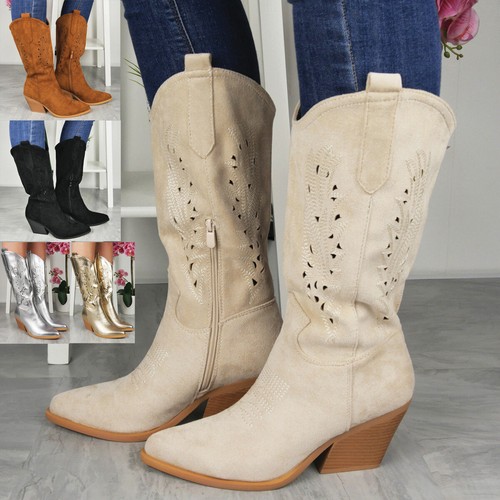 Cowboy boots shoes ladies - ladies, mid