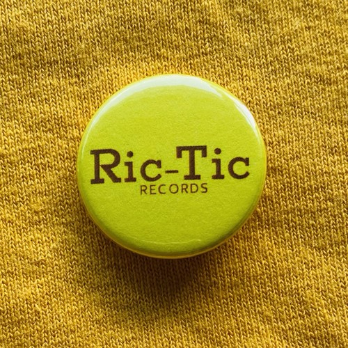 Ric tic records 25mm pin - pin, badge