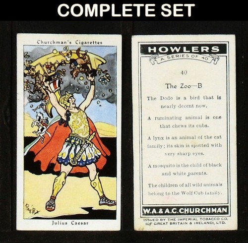 Howlers churchman cigarette - howlers,