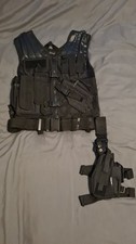Mil-Tec Black Tactical vest