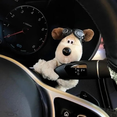 Plush pilot dog - dog, ornaments