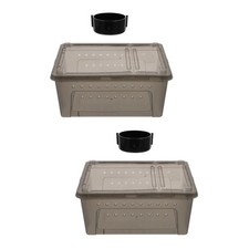 2 Count Reptile Cage Leopard