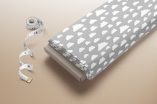 Grey Fabric, 100% cotton 