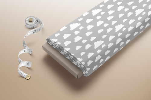 Grey fabric 100 - cotton,