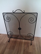 Vintage Iron Fire Guard Screen