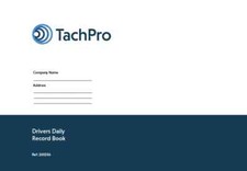 2 Tachpro Drivers Daily Record Books 