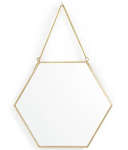 New hexagonal wall mirror - hexagonal,