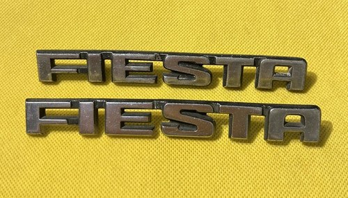 Ford fiesta vintage metal car - vintage,