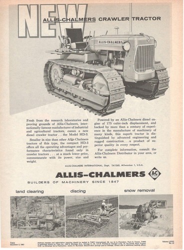 Allis chalmers crawler tractor - allis-chalmers,