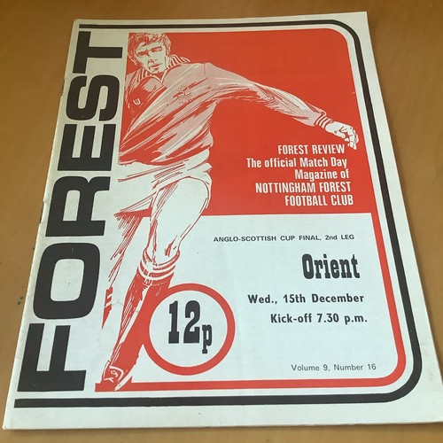 Nottingham forest orient - nottingham,