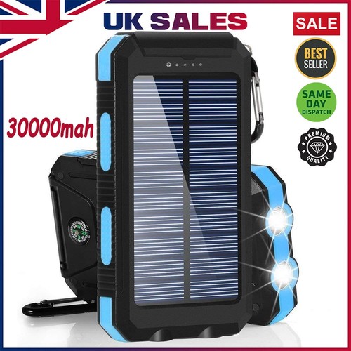 30000mah solar bank power - solar,