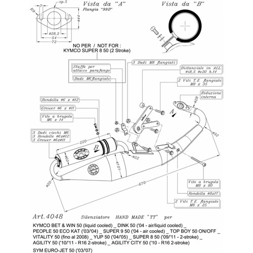 Complete exhaust system - complete,