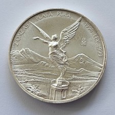 1996  Mexican 2oz  Silver
