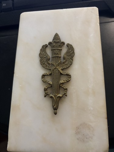 White marble trinket box - trinket, with