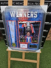 OLIVER GLASNER SIGNED CRYSTAL PALACE FA CUP WINNERS MEDAL FRAME COA GUARANTEE